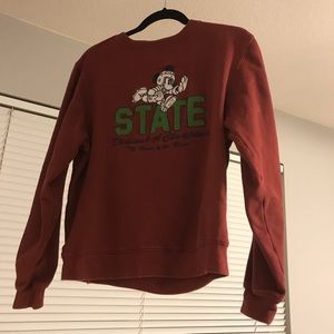 vintage disney red sweatshirt